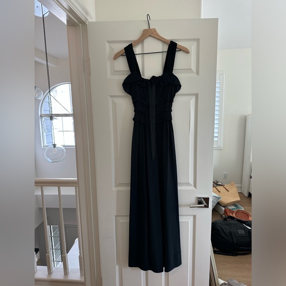 Doen Carolynn Crêpê Smocked Midi-Dress - Picture 4 of 5